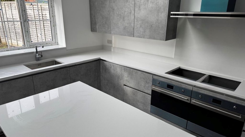 Bianco Glitter worktops